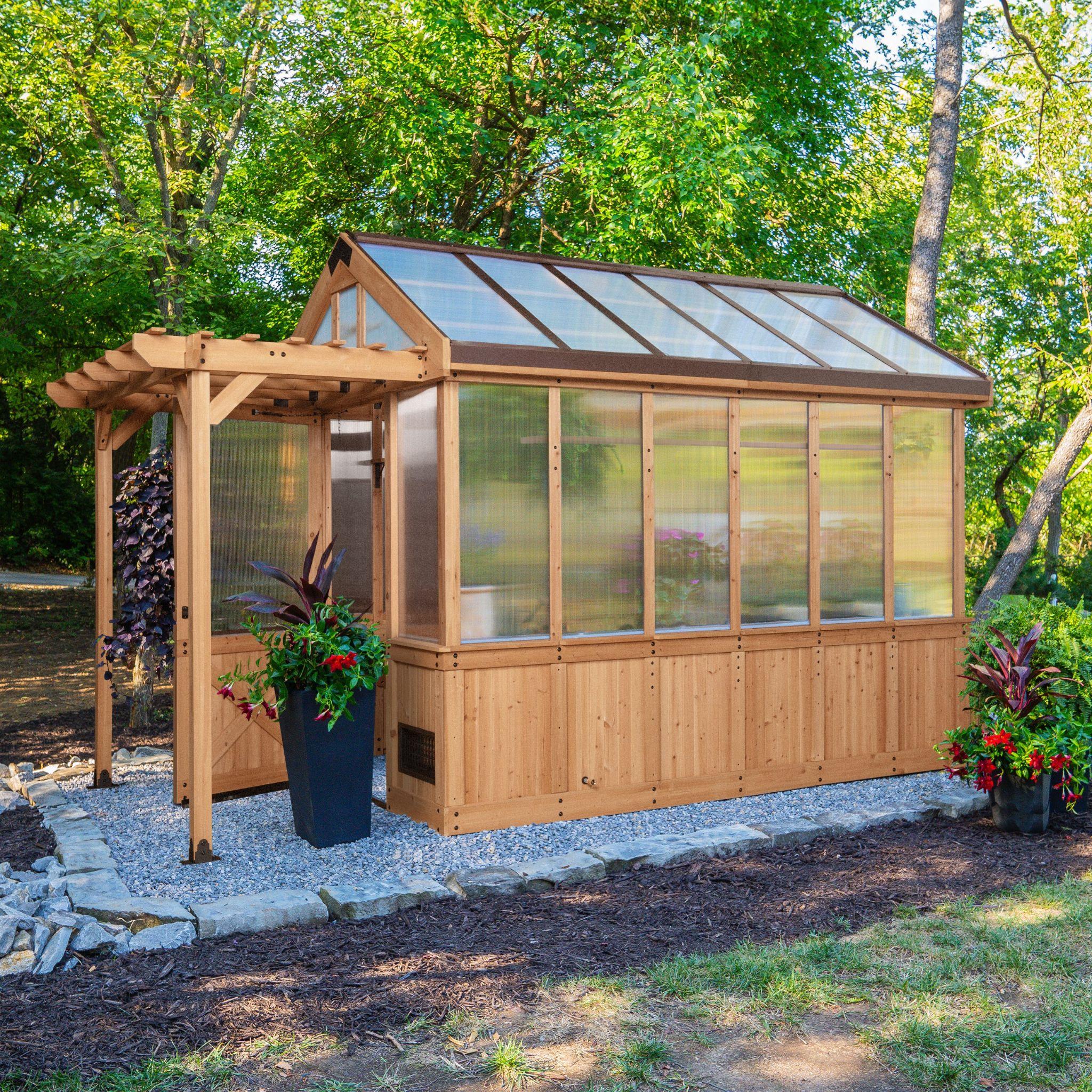 Custom cedar greenhouse — JOCS Construction urban farming